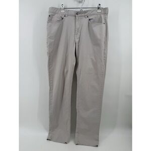 Peter Millar Twill Pants Beige 5 Pocket Pima Cotton Blend Sz 35